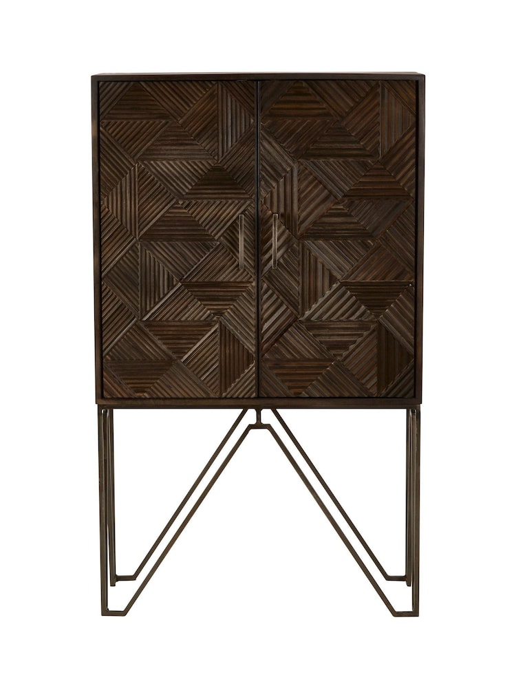 Fifty Five South Grey Saira 2 Door Cabinet - Image 2 of 5