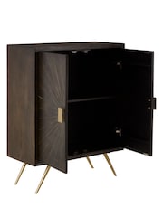 Fifty Five South Grey Sagor Cabinet - Image 5 of 6