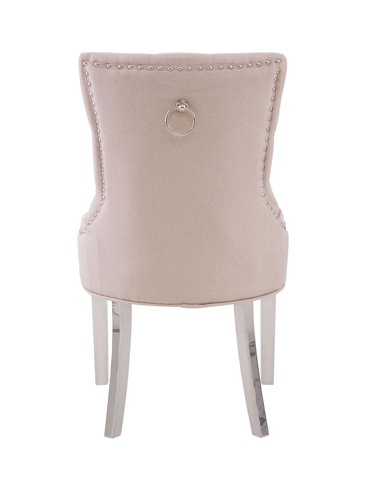 Fifty Five South Beige Richmond Dining Chair - Image 4 of 4