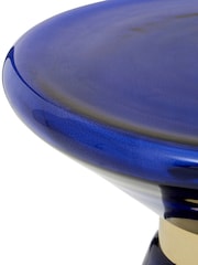 Fifty Five South Blue Martini Glass Side Table - Image 2 of 5