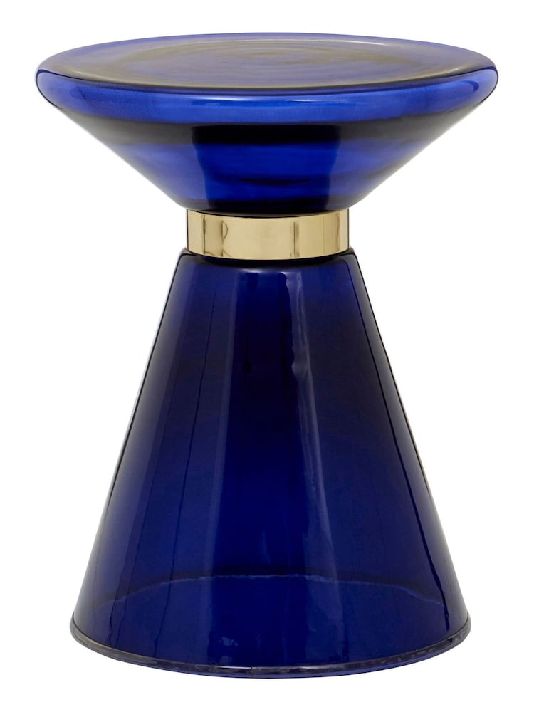 Fifty Five South Blue Martini Glass Side Table - Image 5 of 5