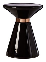 Fifty Five South Black Martini  Glass Side Table - Image 2 of 4