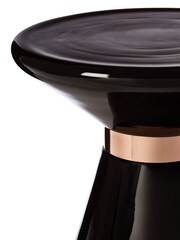 Fifty Five South Black Martini  Glass Side Table - Image 4 of 4