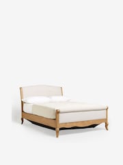 Contemporary Blend Light Natural Josie Ottoman Storage Bed Frame - Image 9 of 11