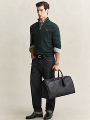GANT Green Zip Neck Jumper - Image 2 of 4