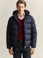 GANT Blue Active Cloud Puffer Jacket - Image 2 of 8