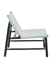 Fifty Five South Grey Kendari Leather Chair - Image 6 of 8