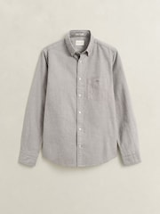 GANT Brown Regular Fit Classic Oxford Shirt - Image 1 of 4