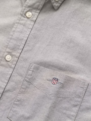 GANT Brown Regular Fit Classic Oxford Shirt - Image 2 of 4