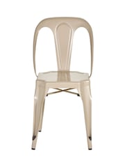Fifty Five South Charcoal Grey Grange Metal Chair - Image 2 of 5