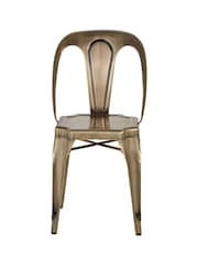Fifty Five South Brass Gator Metal Chair - Image 2 of 6