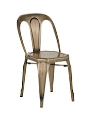 Fifty Five South Brass Gator Metal Chair - Image 3 of 6