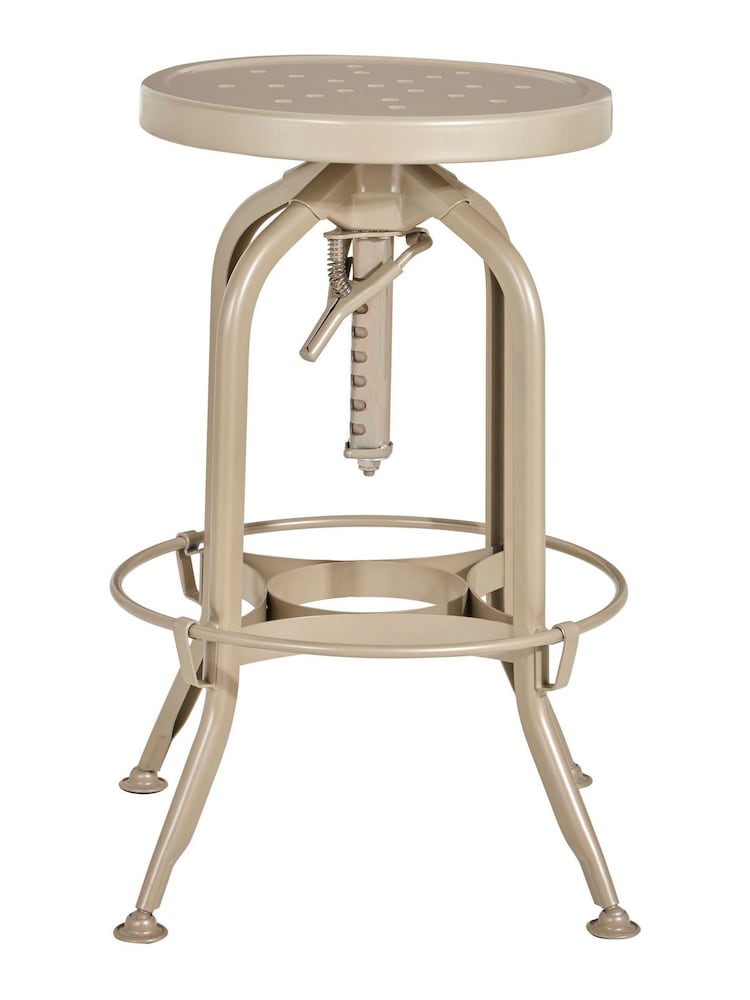 Fifty Five South Gator Metal Height Adjustable Bar Stool - Imagem 2 de 5