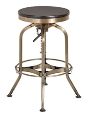 Fifty Five South Gator Metal Height Adjustable Bar Stool - Imagem 2 de 5