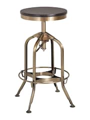 Fifty Five South Gator Metal Height Adjustable Bar Stool - Imagem 3 de 5