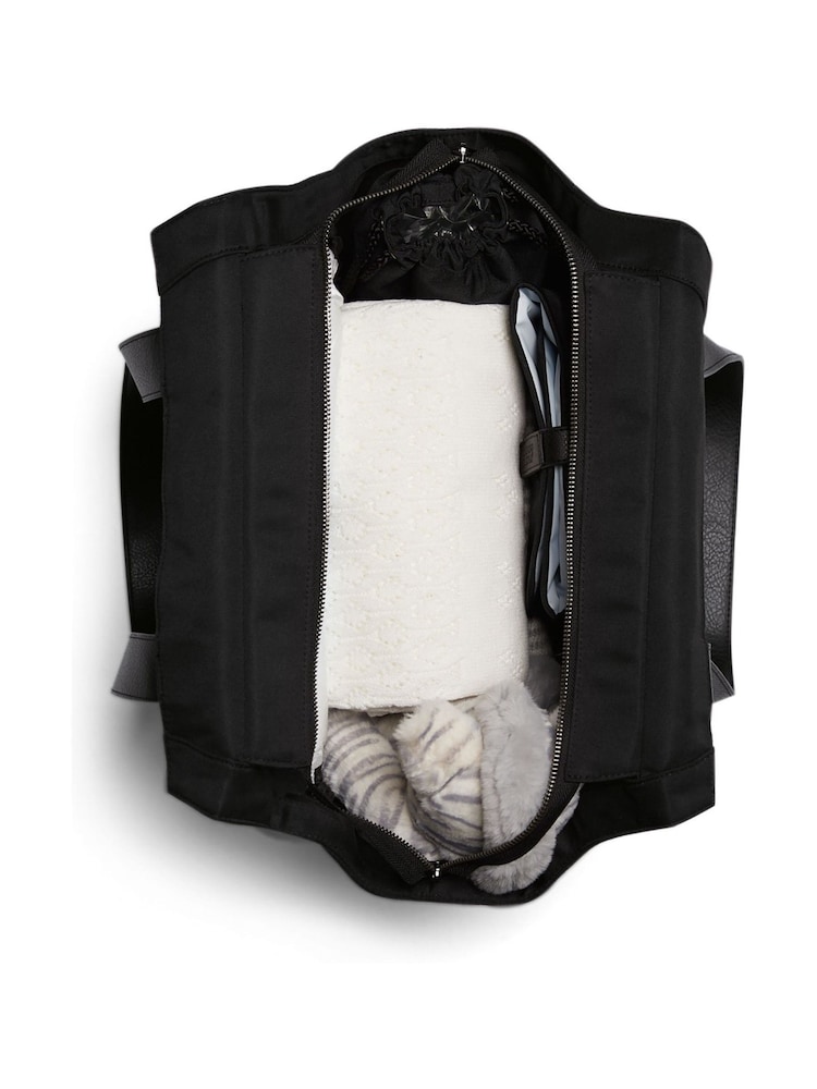 Mamas & Papas Black Tulip Tote Changing Bag - Image 1 of 4