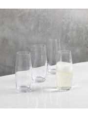 Mikasa Set of 4 Clear Julie Stemless Champagne Flutes - Image 2 of 5