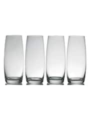 Mikasa Set of 4 Clear Julie Stemless Champagne Flutes - Image 3 of 5