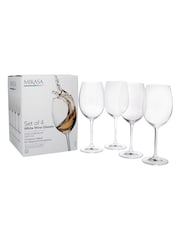 Mikasa Set of 4 Clear Julie White Wine Glasses - Image 6 of 6