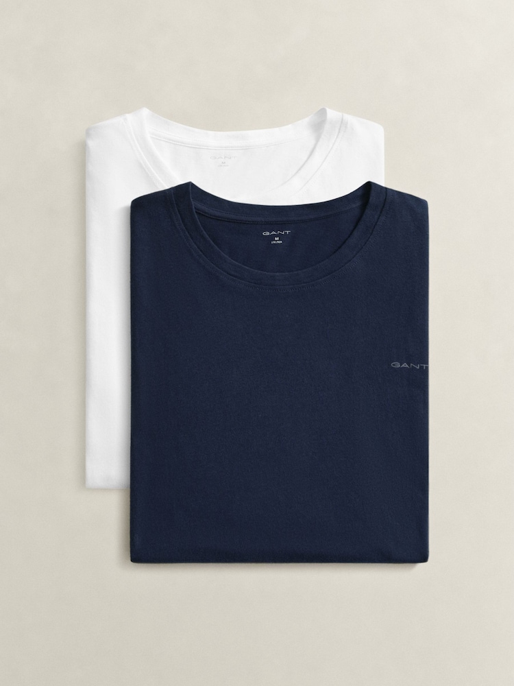 GANT Crew Next T-Shirts 2 Pack - Imagen 1 de 4