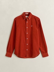 GANT Red Regular Fit Corduroy Shirt - Image 1 of 3