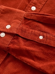 GANT Red Regular Fit Corduroy Shirt - Image 2 of 3