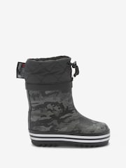 Monochrome Camo Warm Lined Cuff Wellies - Image 2 of 5