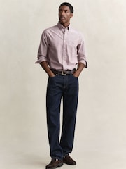 GANT Light Pink Regular Fit Classic Oxford Shirt - Image 1 of 7