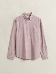 GANT Light Pink Regular Fit Classic Oxford Shirt - Image 7 of 7