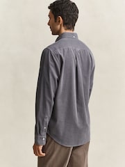 GANT Grey Regular Fit Corduroy Shirt - Image 3 of 6