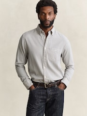 Blau - GANT Flanell Karohemd in Regular Fit - Bild 2 von 6