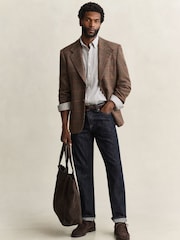 Blau - GANT Flanell Karohemd in Regular Fit - Bild 4 von 6