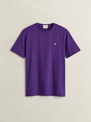 Morado - Camiseta logo escudo de GANT - Imagen 1 de 2