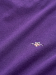 Morado - Camiseta logo escudo de GANT - Imagen 2 de 2