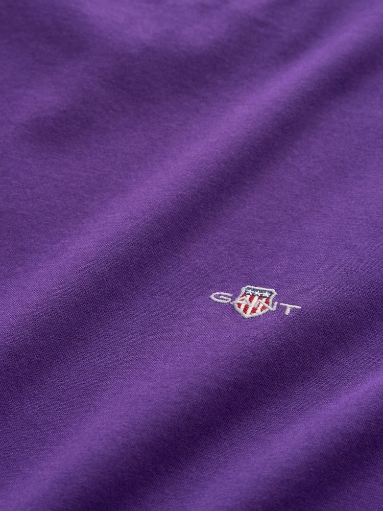 Morado - Camiseta logo escudo de GANT - Imagen 2 de 2