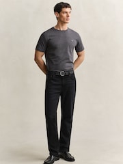 Gris - Camiseta logo escudo de GANT - Imagen 3 de 5