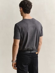 Gris - Camiseta logo escudo de GANT - Imagen 4 de 5