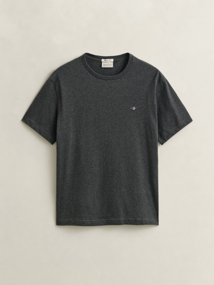 Gris - Camiseta logo escudo de GANT - Imagen 5 de 5