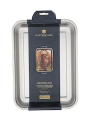 Masterclass Grey 32x23CM Stainless Steel Roasting Pan - Image 1 of 3