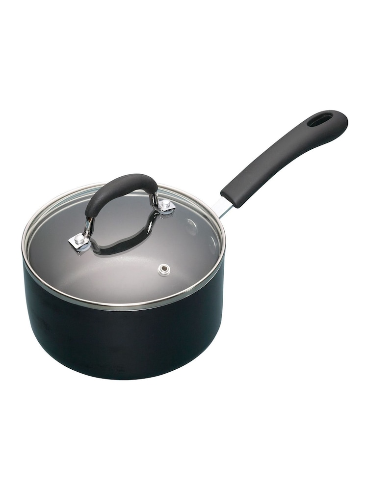 Masterclass Grey 16cm Heavy Duty Non Stick Saucepan - Image 1 of 2