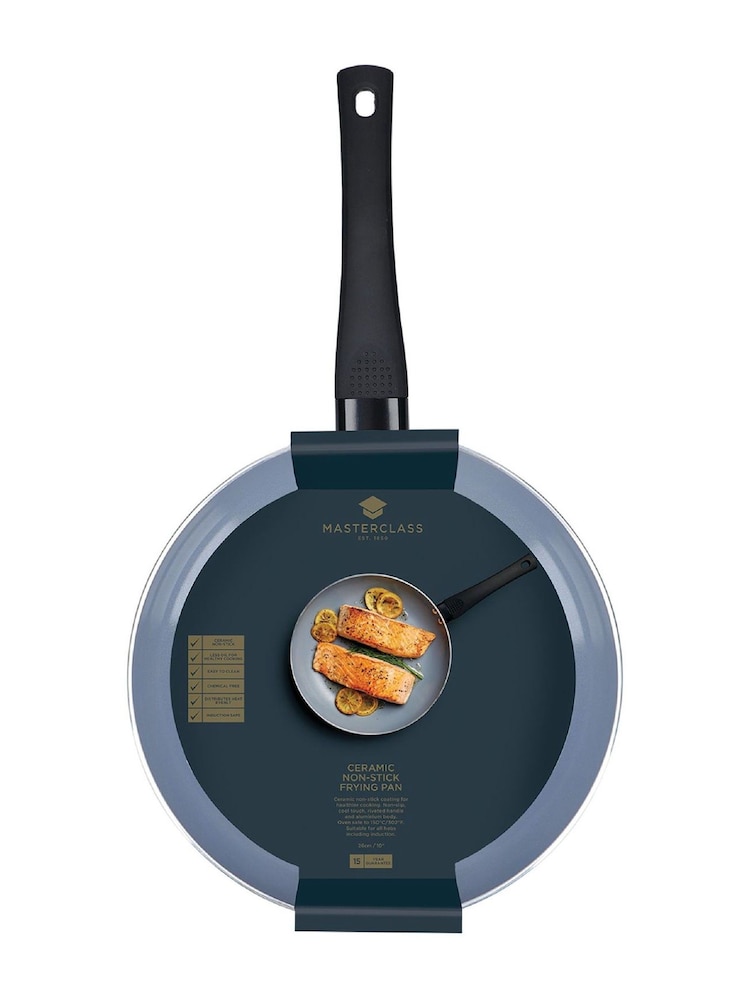 MasterClass Grey 26cm Ceramic Non Stick Fry Pan - Image 4 of 4