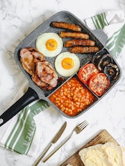 Masterclass Grey Three Section Aluminium Grill Pan - Image 2 of 3