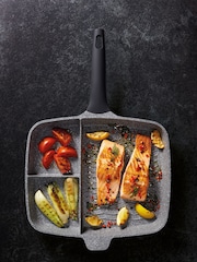 Masterclass Grey Three Section Aluminium Grill Pan - Image 3 of 3