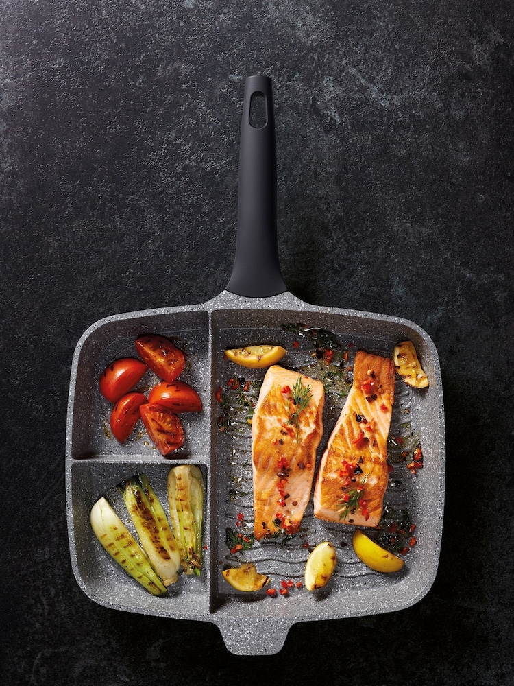 Masterclass Grey Three Section Aluminium Grill Pan - Image 3 of 3