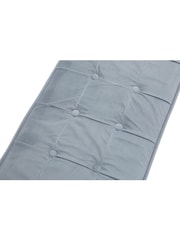 Fifty Five South Powder Blue Allure Velvet Bench - Image 5 of 5