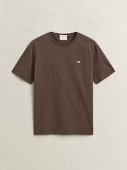 Braun - Gant T-Shirt mit Wappen-Logo - Bild 1 von 2