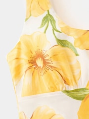 Mango Yellow Floral Maxi Summer Dress - Image 2 of 3