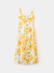 Mango Yellow Floral Maxi Summer Dress - Image 5 of 7