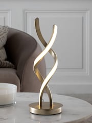 Champagne Gold Callie LED Table Lamp - Image 1 of 9