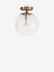 Brass Bourton Flush Fitting Ceiling Light - Image 4 of 4